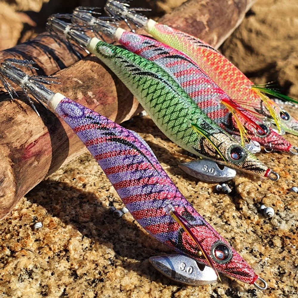 3D Prism Effect Fishing Lures Yo-Zuri Egi Squid Fishing Lure - Clear Blue Shrimp 3.0 | 3D Prism Effect For Bigfin Reef Squid Aurie-Q3D Lure 3D Prism Effect Fishing Lures Yo-Zuri Egi Squid Fishing Lure - Clear Blue Shrimp 3.0 | 3D Prism Effect For Bigfin Reef Squid Aurie-Q3D Lure
