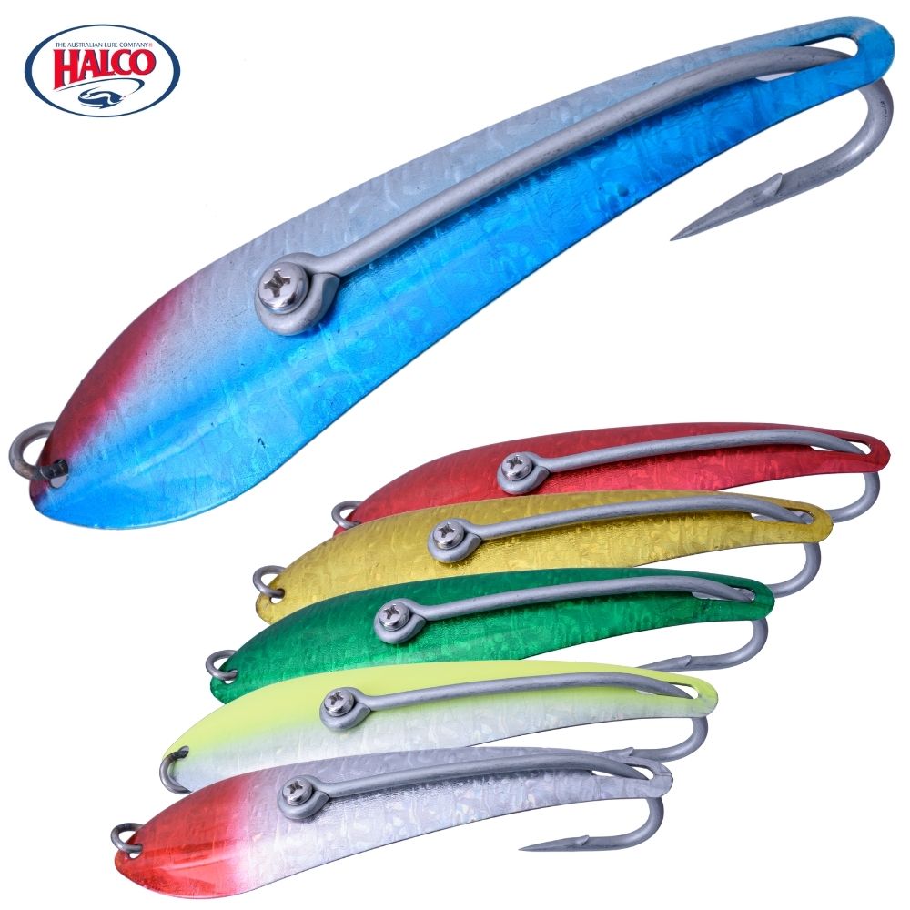 HALCO Saltwater Trolling Spoon Lure BARRA SPARKLER FOILED 5in | Maguro Pro  Shop