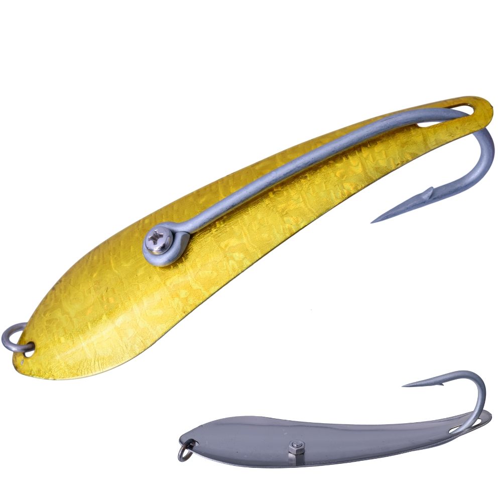 HALCO Saltwater Trolling Spoon Lure BARRA SPARKLER FOILED 5in - Image 2