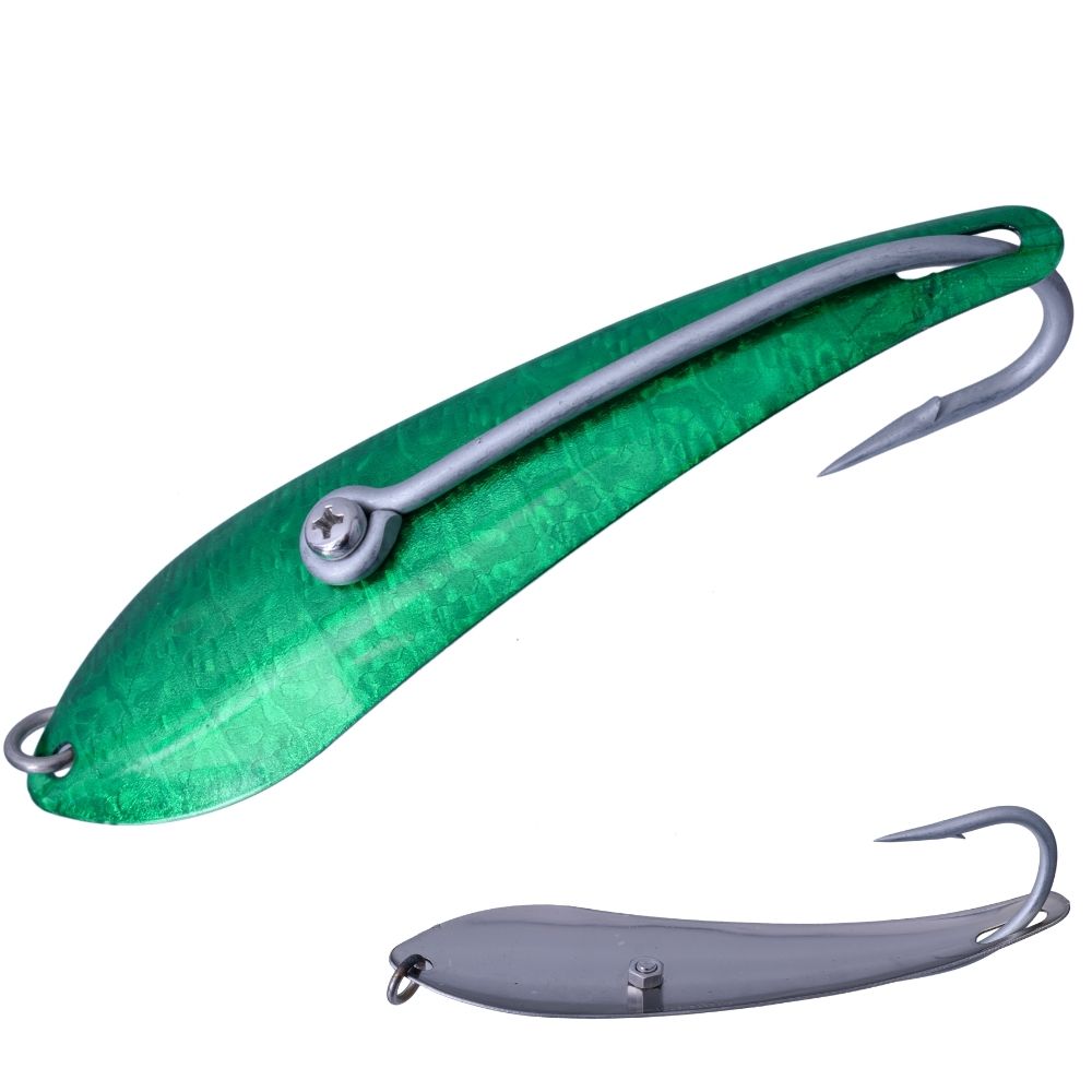 HALCO Saltwater Trolling Spoon Lure BARRA SPARKLER FOILED 5in - Image 3