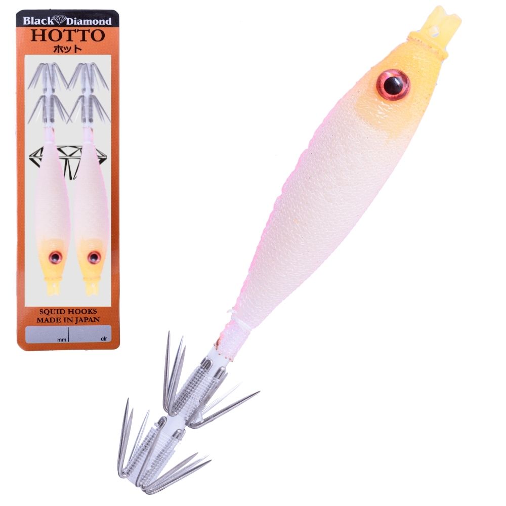 BLACK DIAMOND Squid Fishing Tataki Cloth Wrapped Soft Lure HOTTO 75mm #40