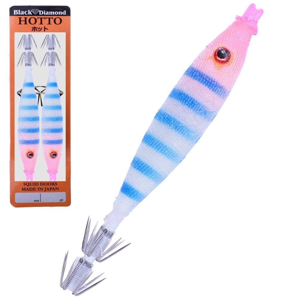 BLACK DIAMOND Squid Fishing Tataki Cloth Wrapped Soft Lure HOTTO 90mm #39