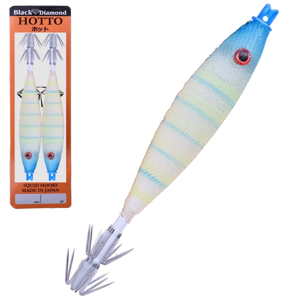 BLACK DIAMOND Squid Fishing Tataki Cloth Wrapped Soft Lure HOTTO 90mm #41