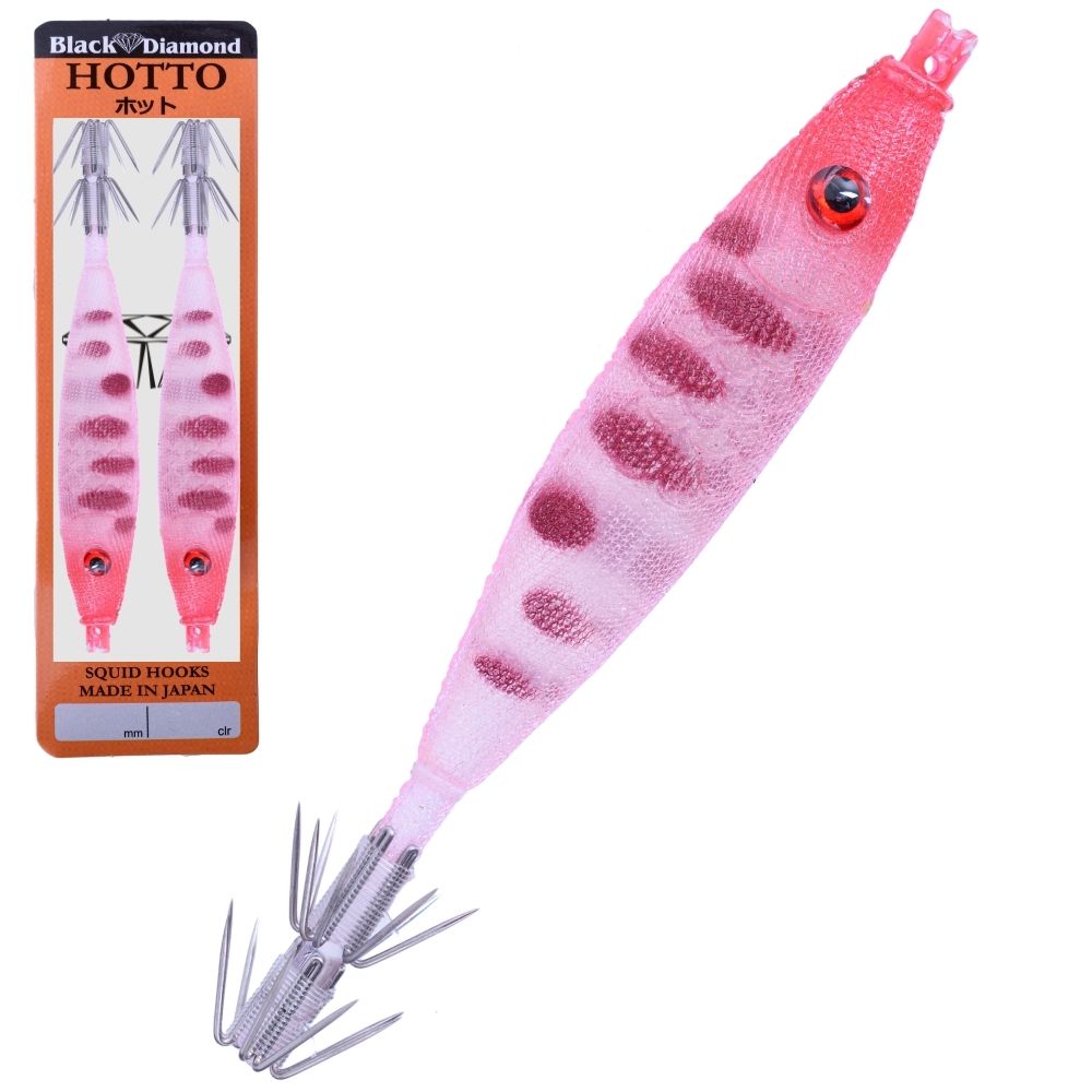 BLACK DIAMOND Squid Fishing Tataki Cloth Wrapped Soft Lure HOTTO 90mm #52