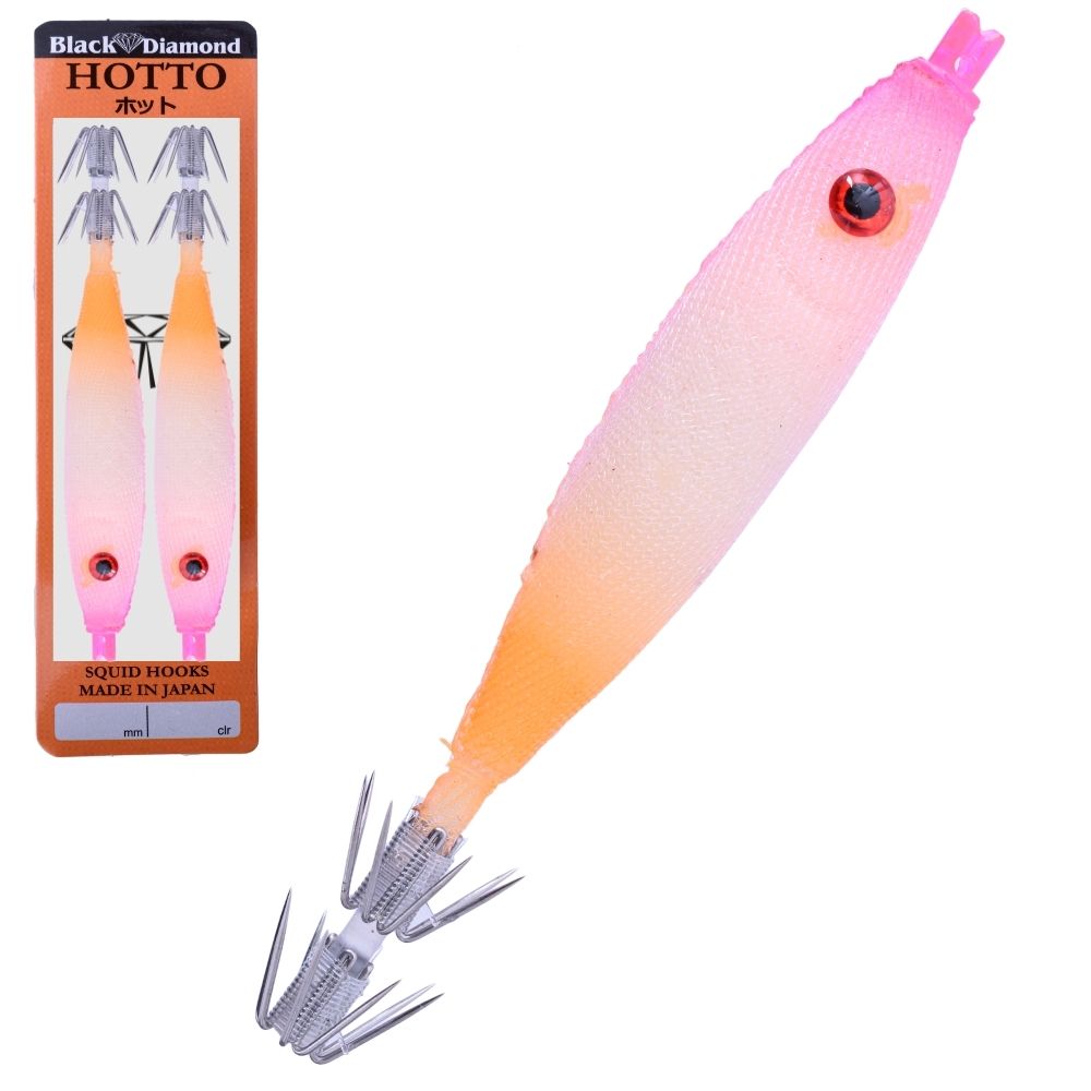 BLACK DIAMOND Squid Fishing Tataki Cloth Wrapped Soft Lure HOTTO 90mm #54