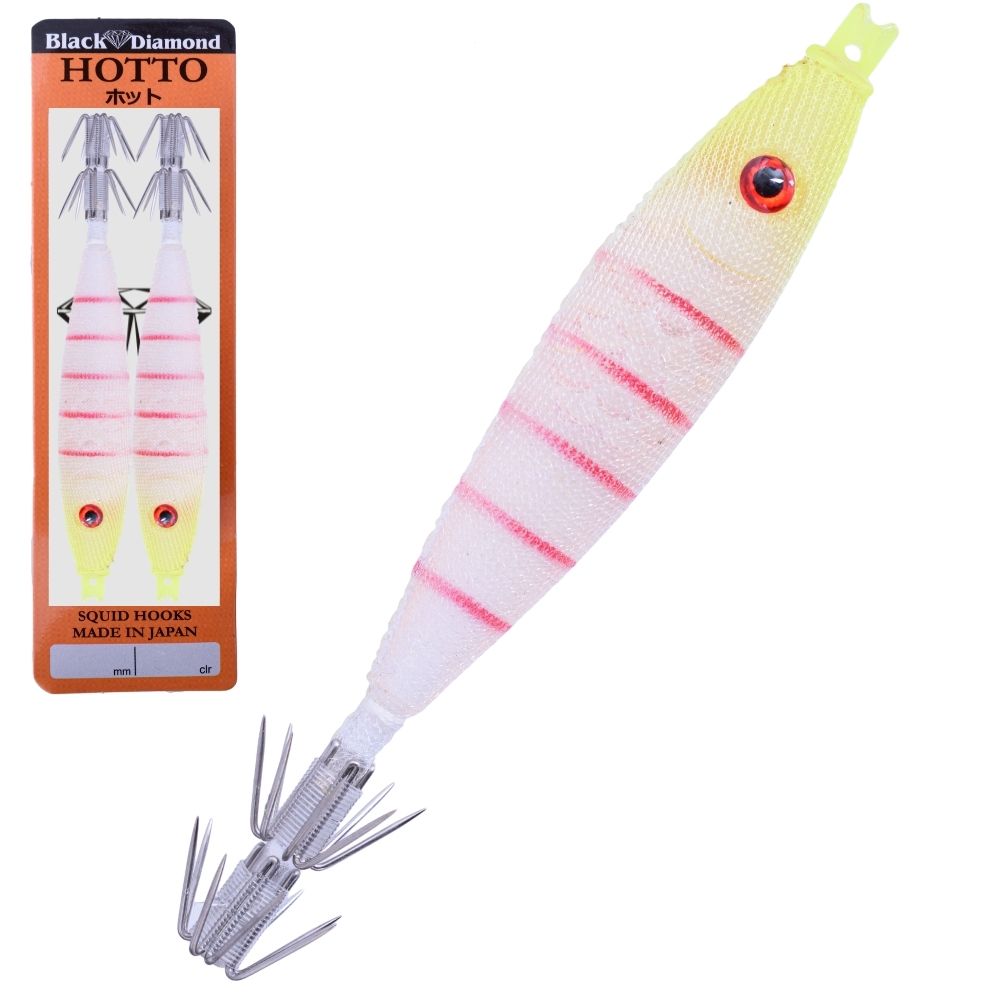 BLACK DIAMOND Squid Fishing Tataki Cloth Wrapped Soft Lure HOTTO 90mm #62