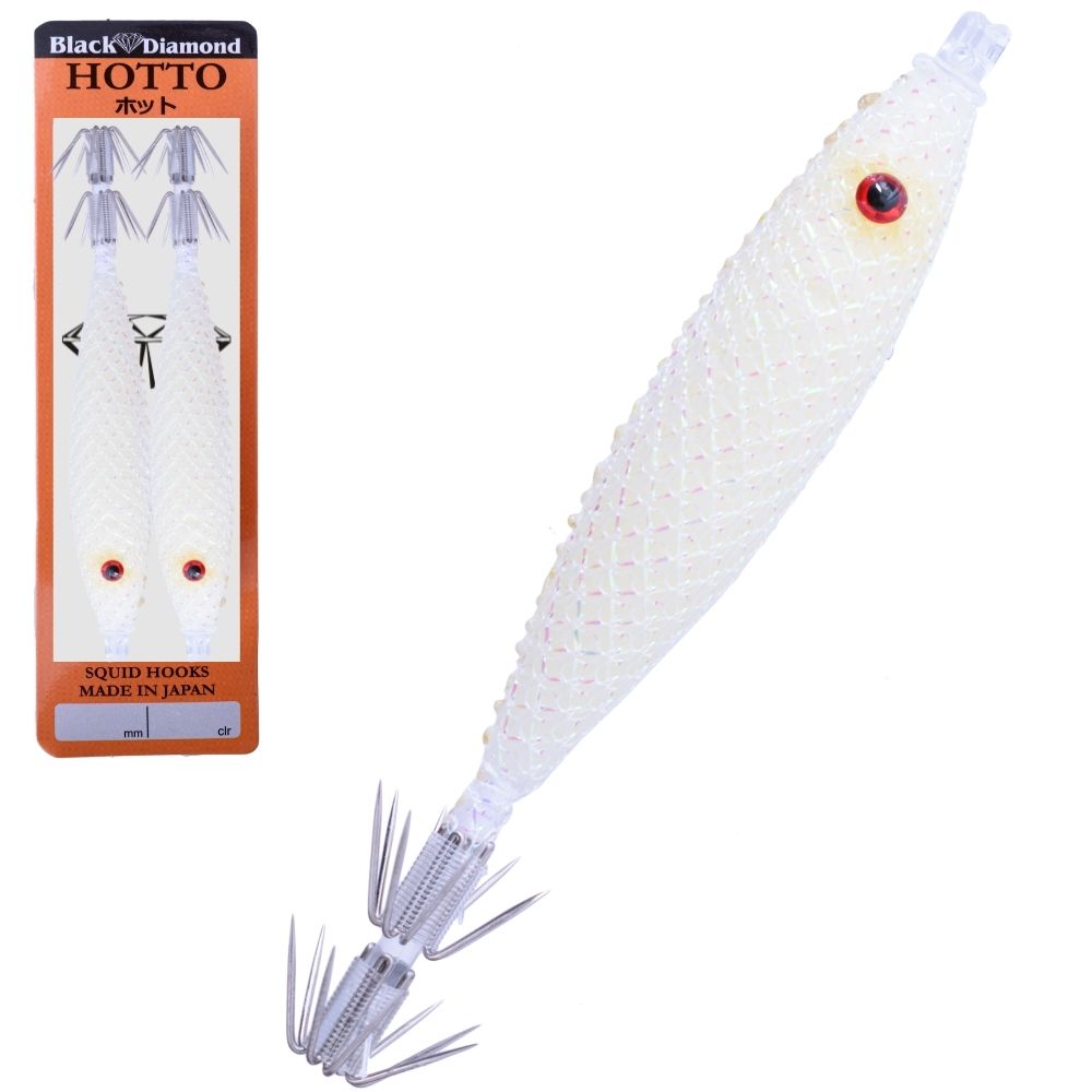 BLACK DIAMOND Squid Fishing Tataki Cloth Wrapped Soft Lure HOTTO 90mm #73
