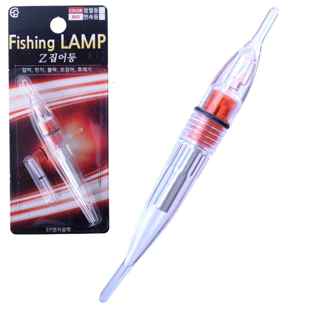 JNJ Lithium Battery Powered Underwater LED Fishing LAMP-Z Red