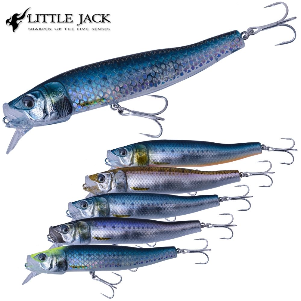 LITTLE JACK Saltwater Floating Jerkbait Minnow Lure FORMA GLOSS 23 125mm/23g