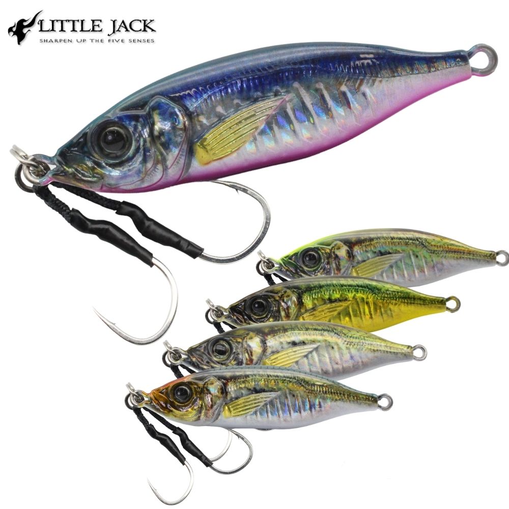 LITTLE JACK Saltwater Shore And Light Jigging Lure METAL ADICT 06 40g