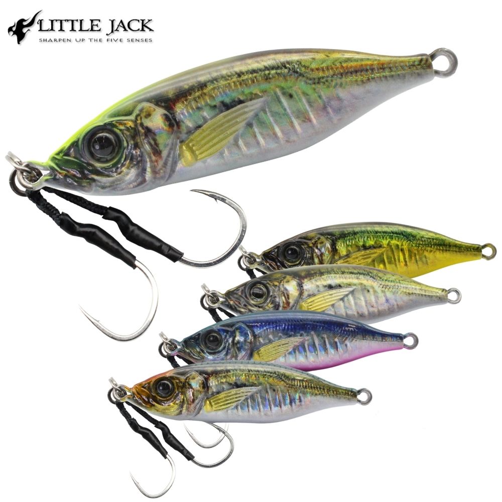 LITTLE JACK Saltwater Shore And Light Jigging Lure METAL ADICT 06 80g