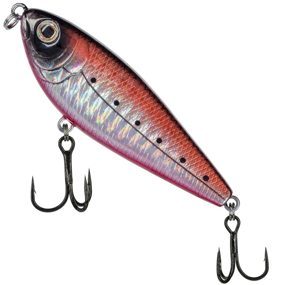 MOLIX Sinking Jerk Bait Lure PIPER 65S Red Sardine - Image 2