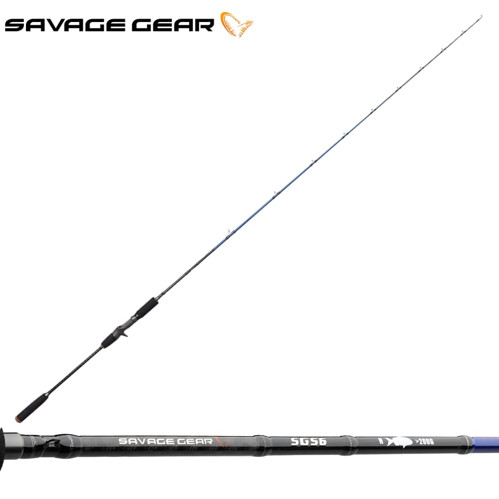 SAVAGE GEAR Saltwater Baitcasting Rod SGS6 SLOW JIGGING 1SEC BC