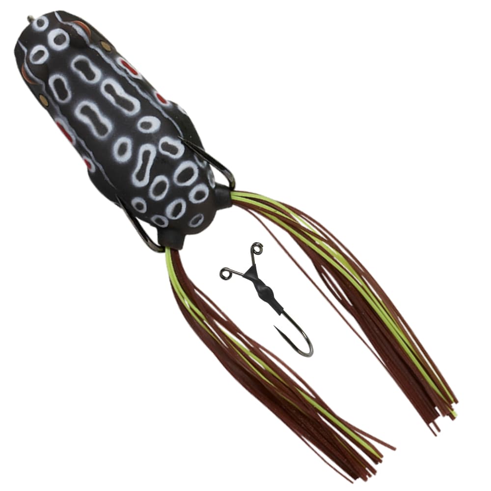 SAVAGE GEAR Topwater Hollow Body Lure 3D POP FROG 5.5cm 14g Brown - Image 2