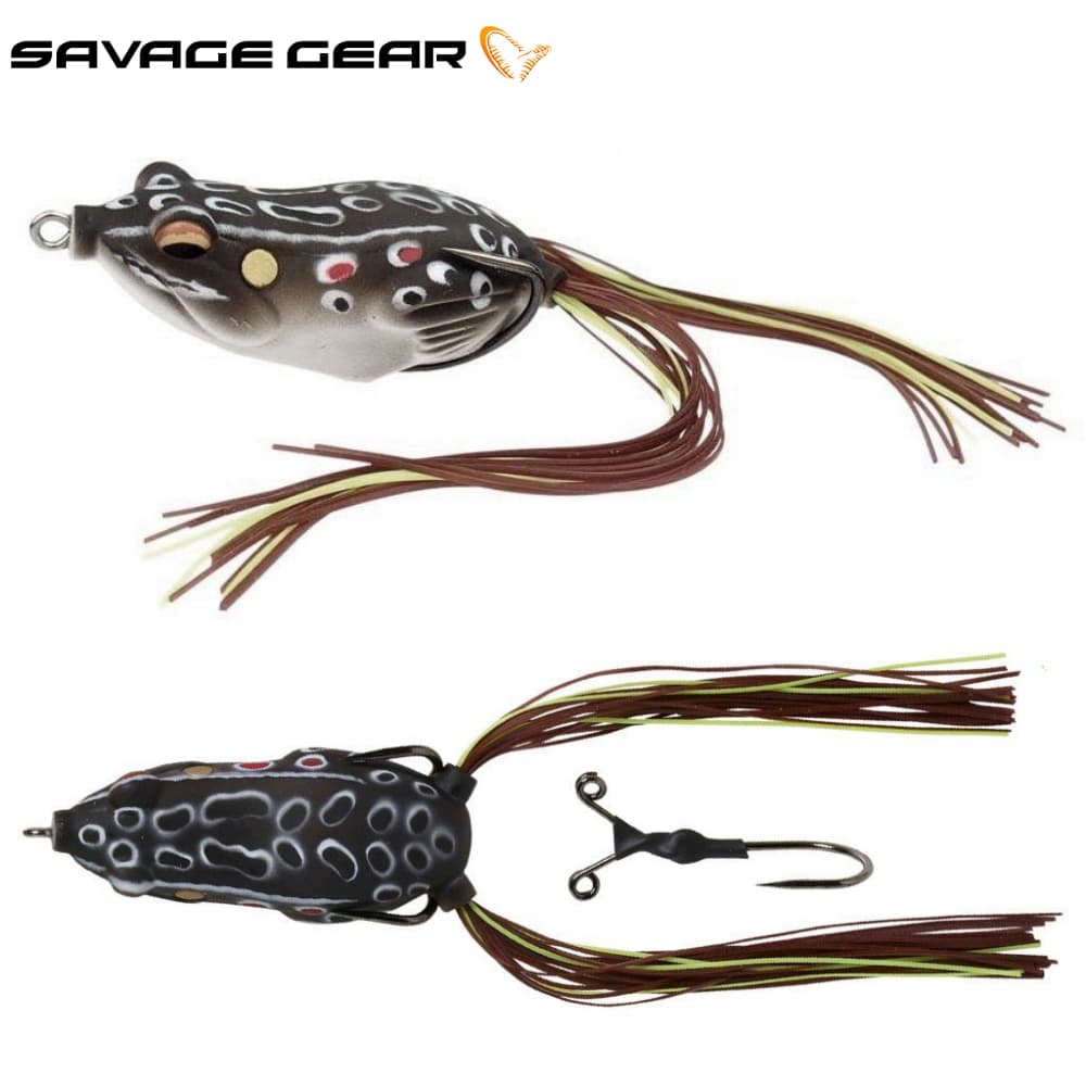 SAVAGE GEAR Topwater Hollow Body Lure 3D WALK FROG 5.5cm 14g Brown