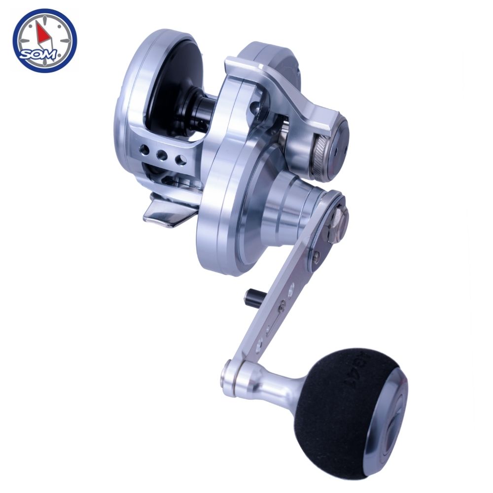 STUDIO OCEAN MARK Jigging Baitcasting Lefthanded Reel BLUE HEAVEN BHL30Hi