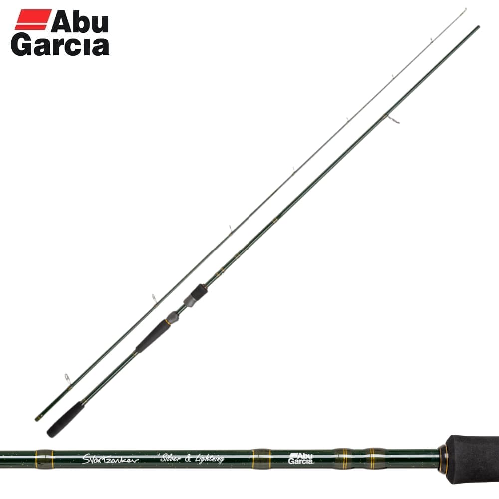ABU GARCIA Spinning Rod Svartzonker SILVER & LIGHTNING 3.12m/8-38g