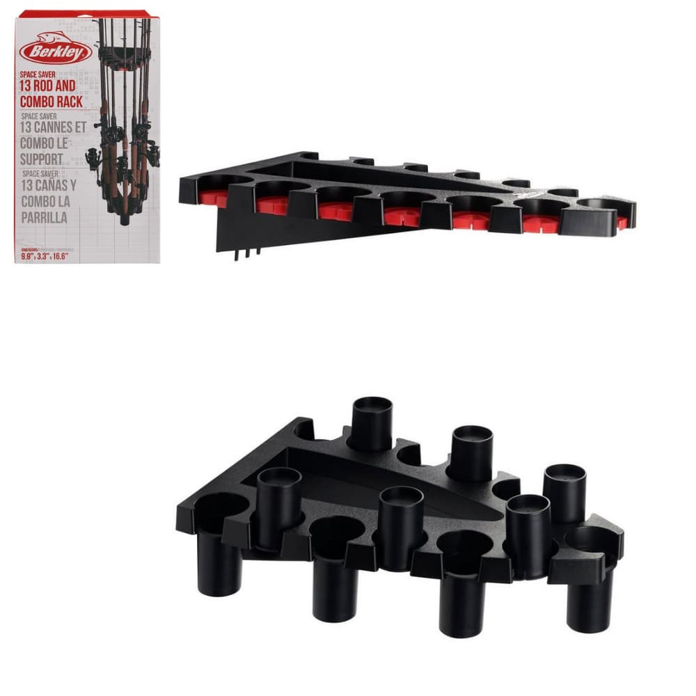 BERKLEY Fishing Gear 13 Rod or Combo Rack SPACE SAVER