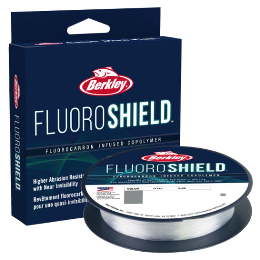 BERKLEY Fluorocarbon Infused Co-Polymer Line FLUOROSHIELD 300yd/274m Clear