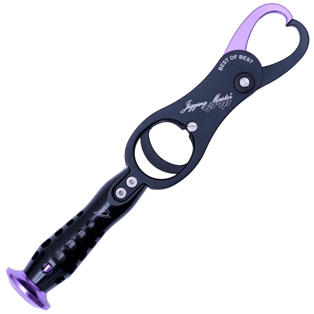 JIGGING MASTER Multi-Use Aluminium Fish LIP GRIP Black/Purple - Image 2