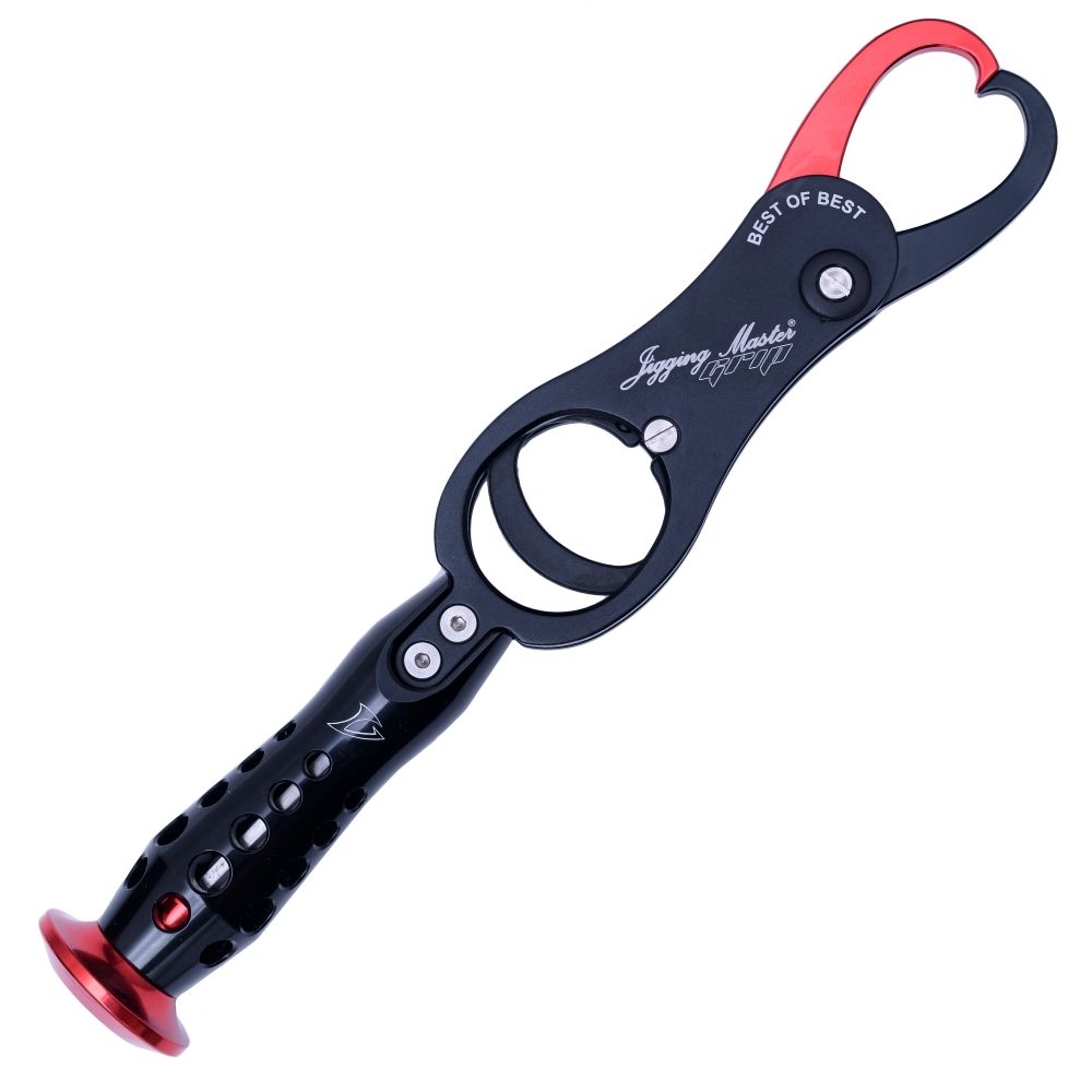 JIGGING MASTER Multi-Use Aluminium Fish LIP GRIP Black/Red - Image 2