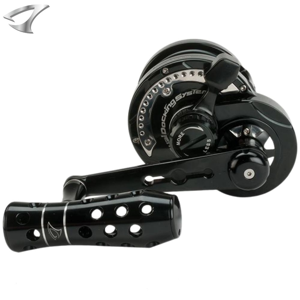 JIGGING MASTER Hi Speed Baitcasting Righthanded Jigging Reel MONSTER GAME PE4 Black