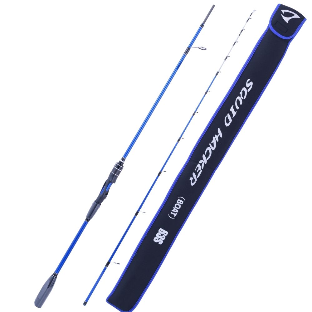 JIGGING MASTER Squid Fishing Spinning Boat Rod SQUID HACKER 63S Blue - Image 3