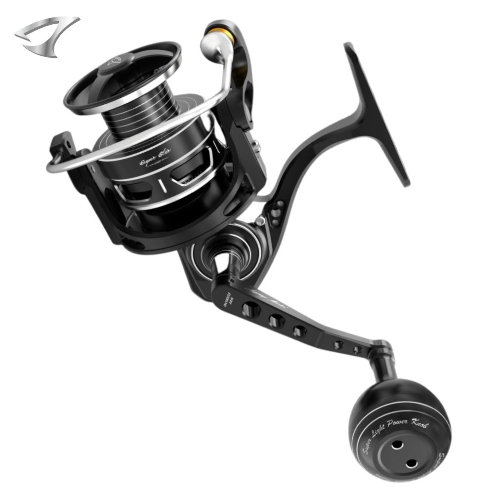 JIGGING MASTER Ultimate Spinning Reel SUPER STAR 3000H Plus Black/Silver