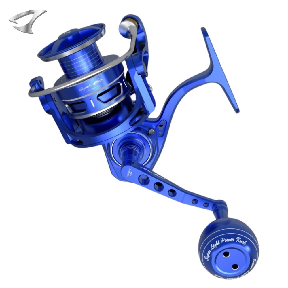 JIGGING MASTER Ultimate Spinning Reel SUPER STAR 3000H Plus Blue/Silver
