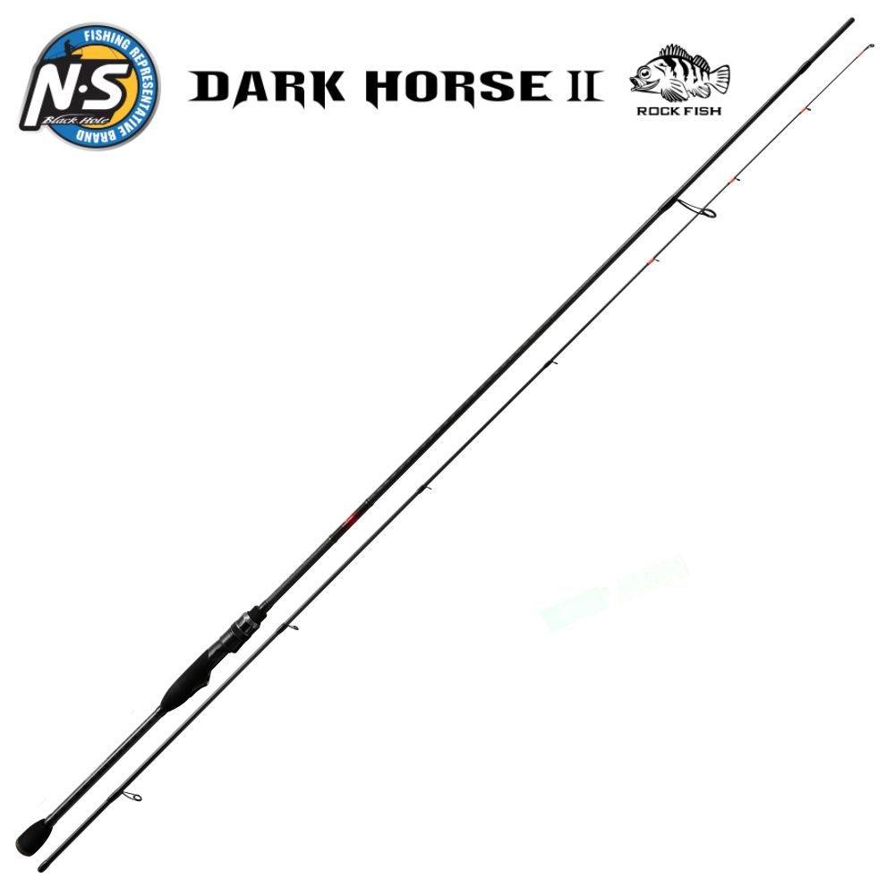 NS BLACK HOLE Ultra Light Spinning Rod DARK HORSE II ROCKFISH S-762UL-T