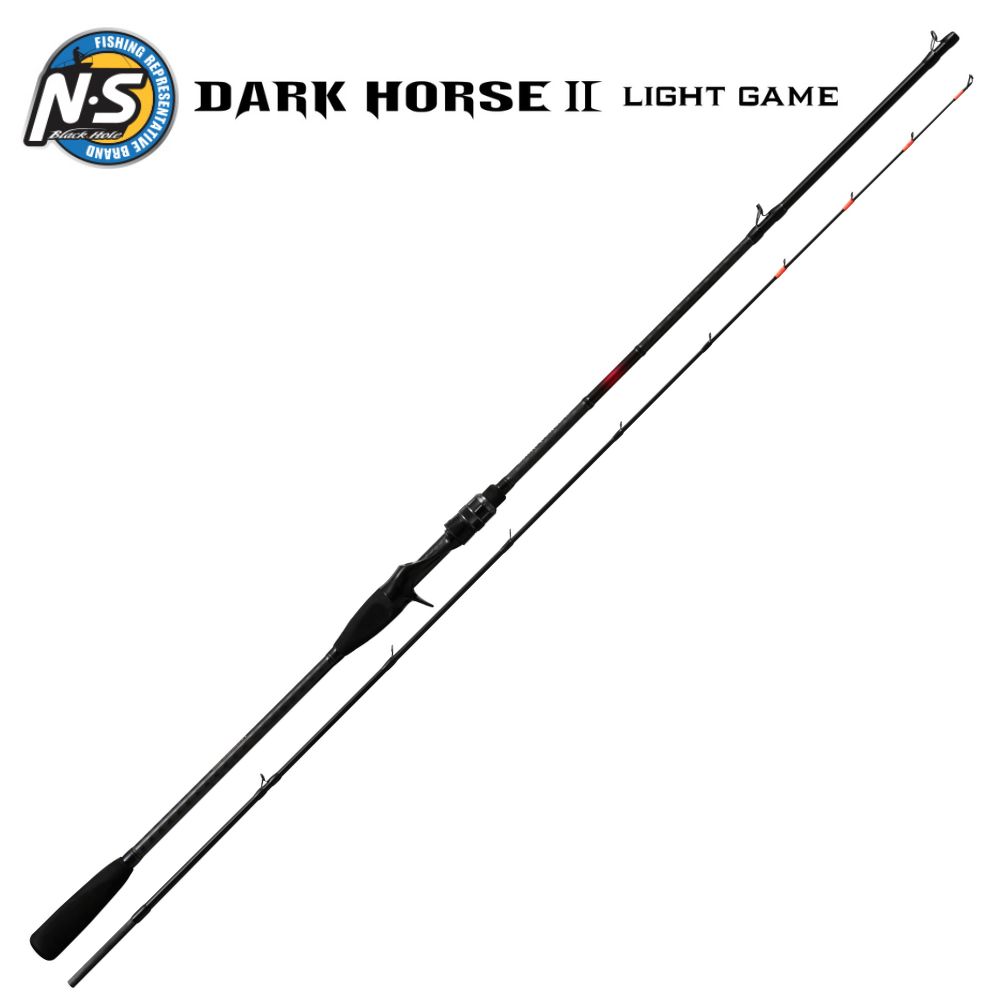 NS BLACK HOLE Baitcasting All-Round Boat Rod DARK HORSE II B-672H2MF