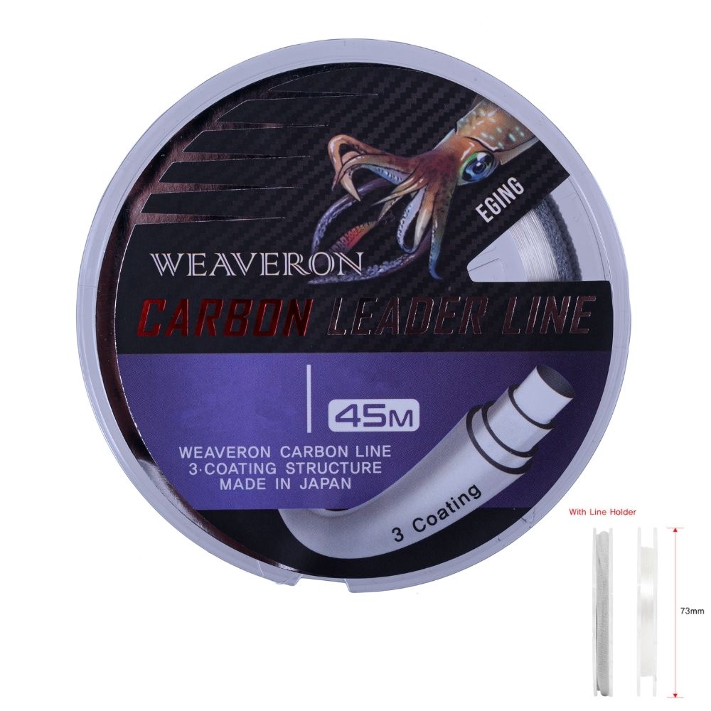 NS BLACK HOLE 3-Coating 100% Fluorocarbon Leader Line WEAVERON Eging 45m - Image 2