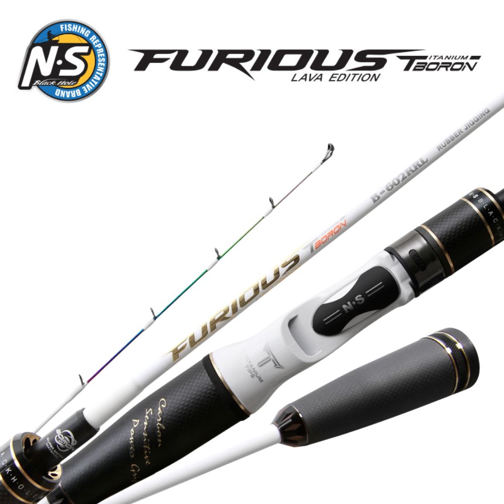 NS BLACK HOLE Rubber Jigging Baitcasting Rod FURIOUS TITANIUM BORON