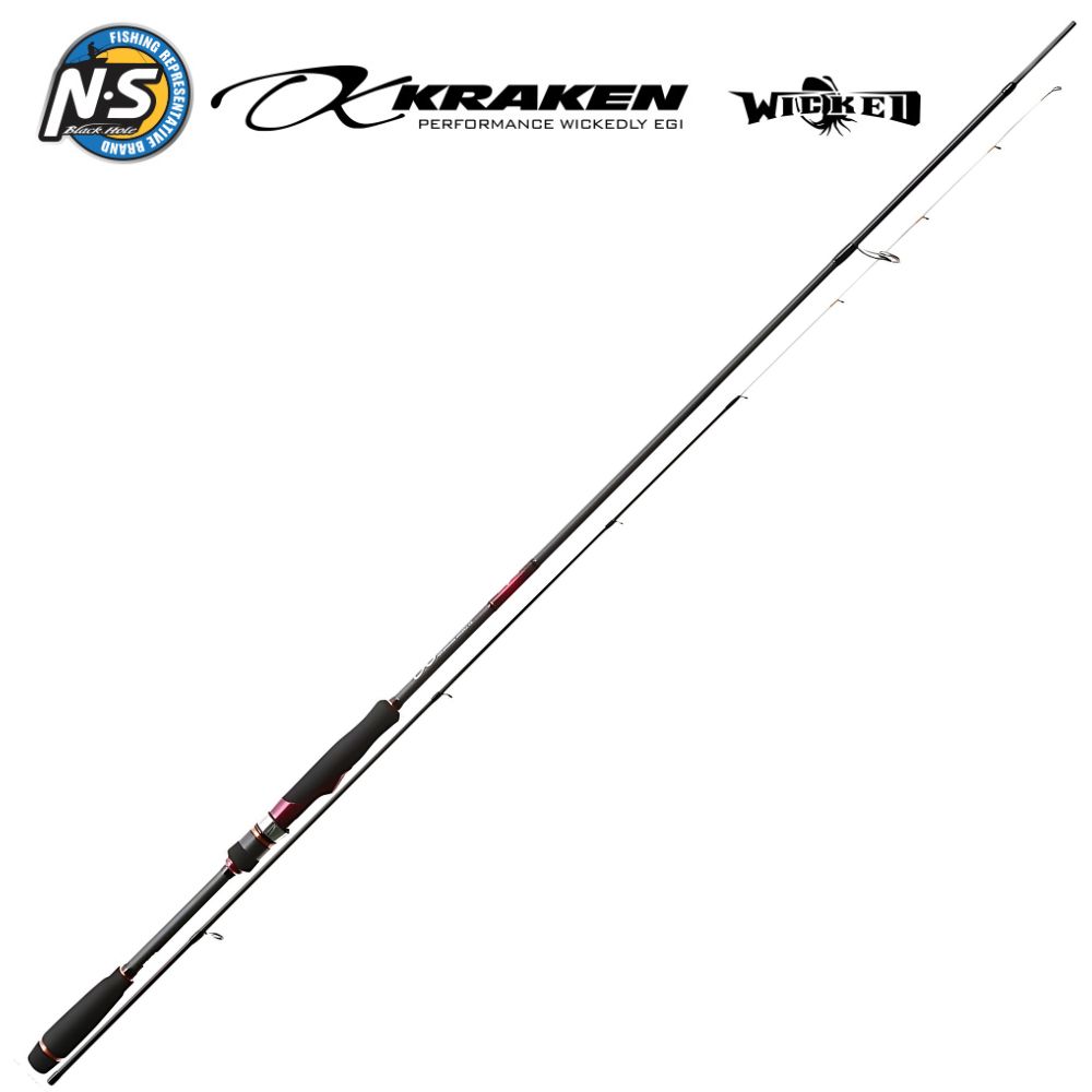 NS BLACK HOLE Squid Fishing Spinning Rod KRAKEN WICKED ES-782ML-ST Tip Run