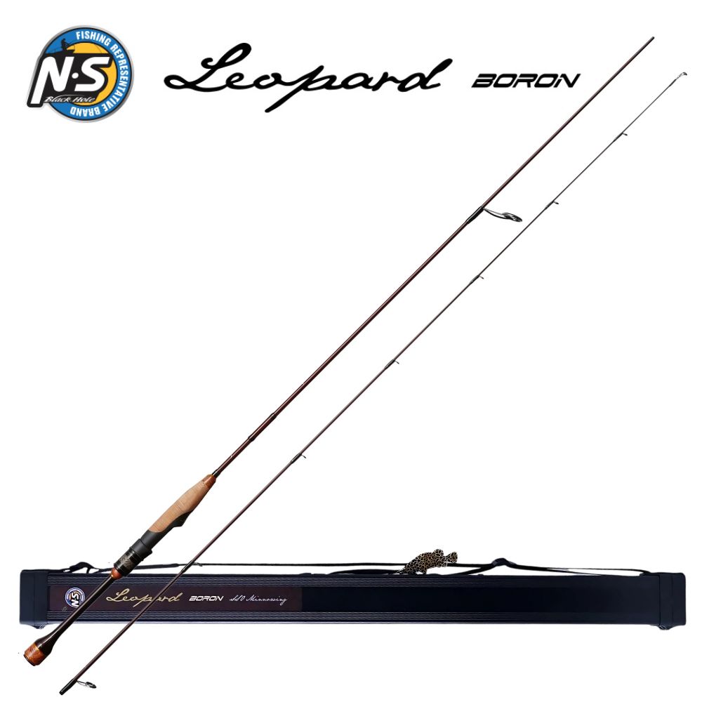 NS BLACK HOLE Trout Fishing Ultimate Spinning Rod LEOPARD BORON S-682