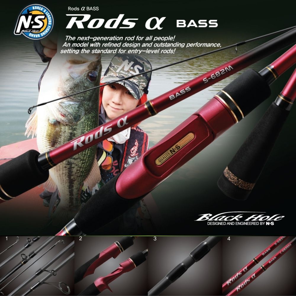 NS BLACK HOLE Freshwater Bass Fishing Rod RODS-A