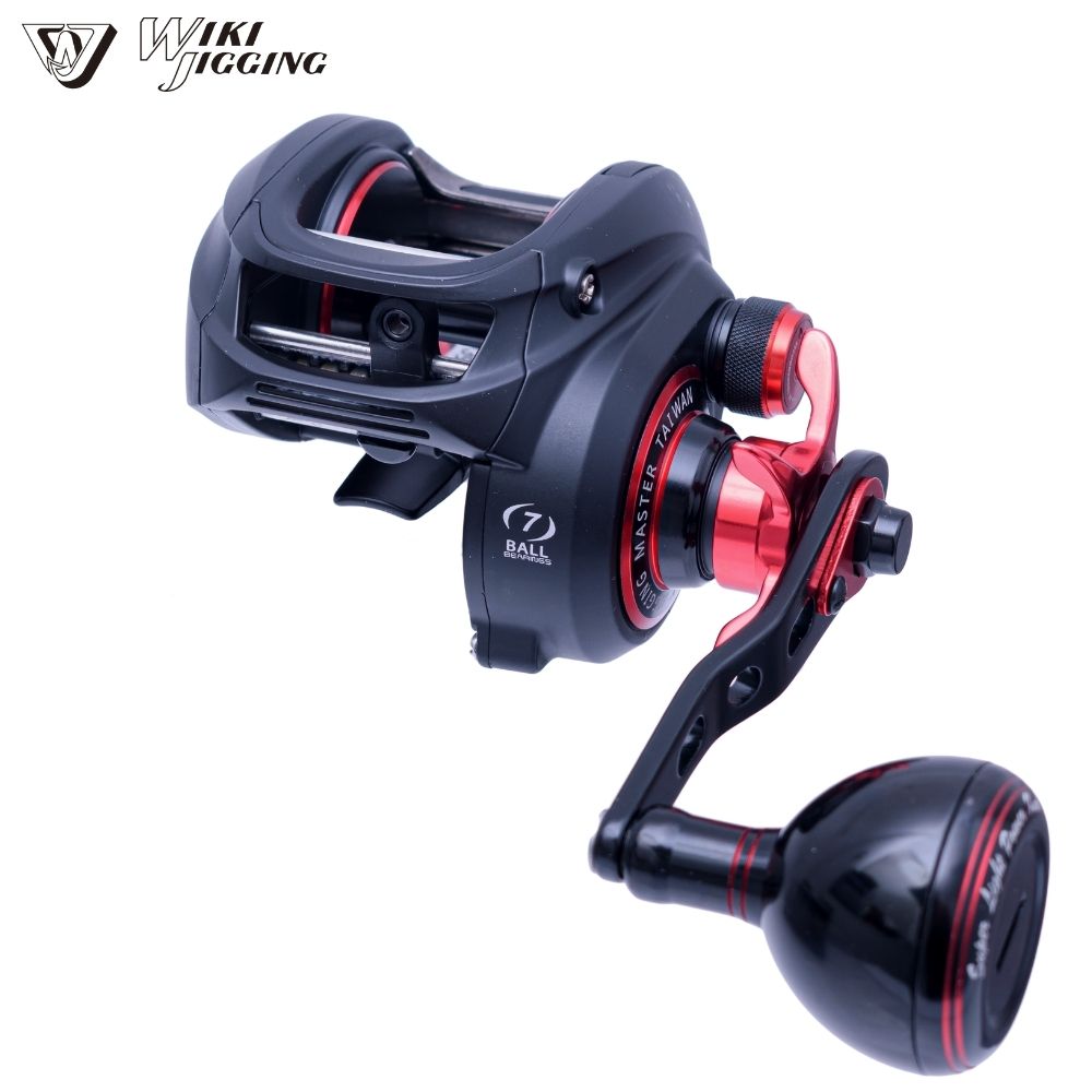 WIKI JIGGING Saltwater Low-Profile Jigging Reel WK-900H Lefthanded
