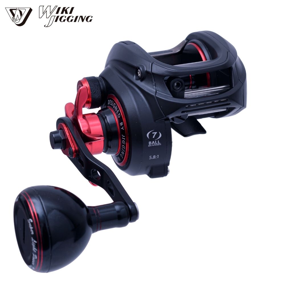 WIKI JIGGING Saltwater Low-Profile Jigging Reel WK-900H Righthanded
