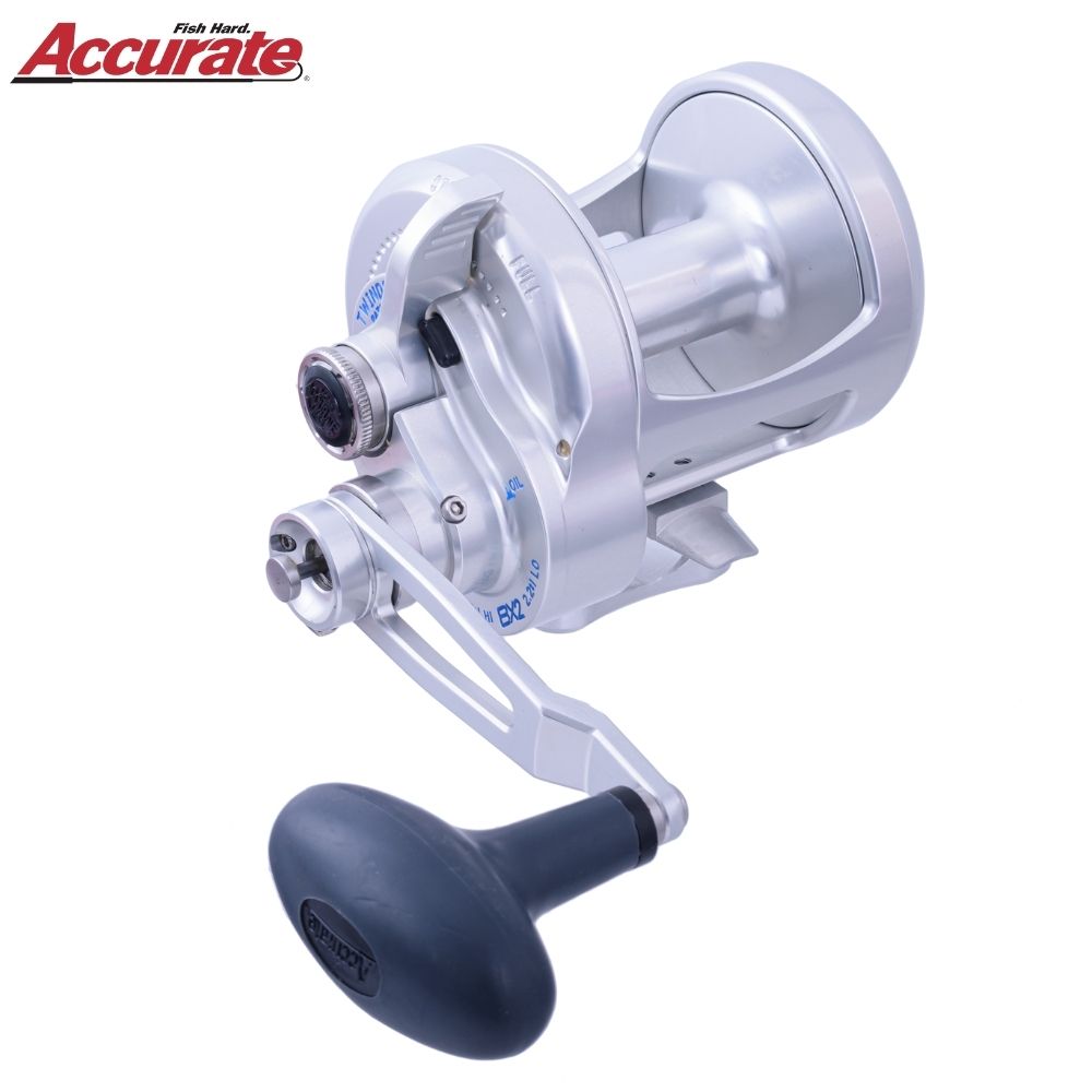 ACCURATE Conventional Twin Drag 2-Speed Righthanded Reel BOSS XTREME BX2-600W-S