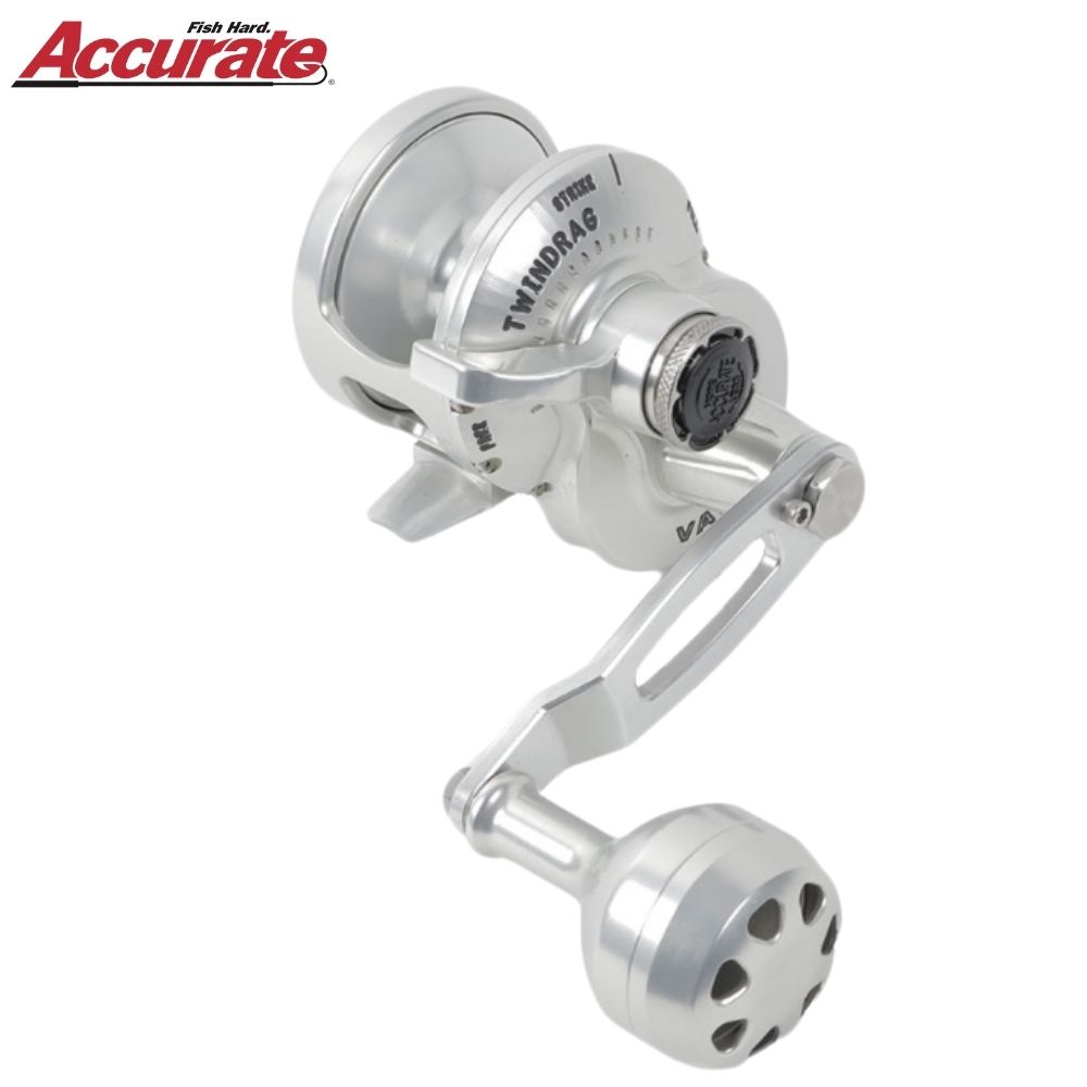 ACCURATE Single Speed Twin Drag Righthanded Reel BOSS VALIANT BV-300C