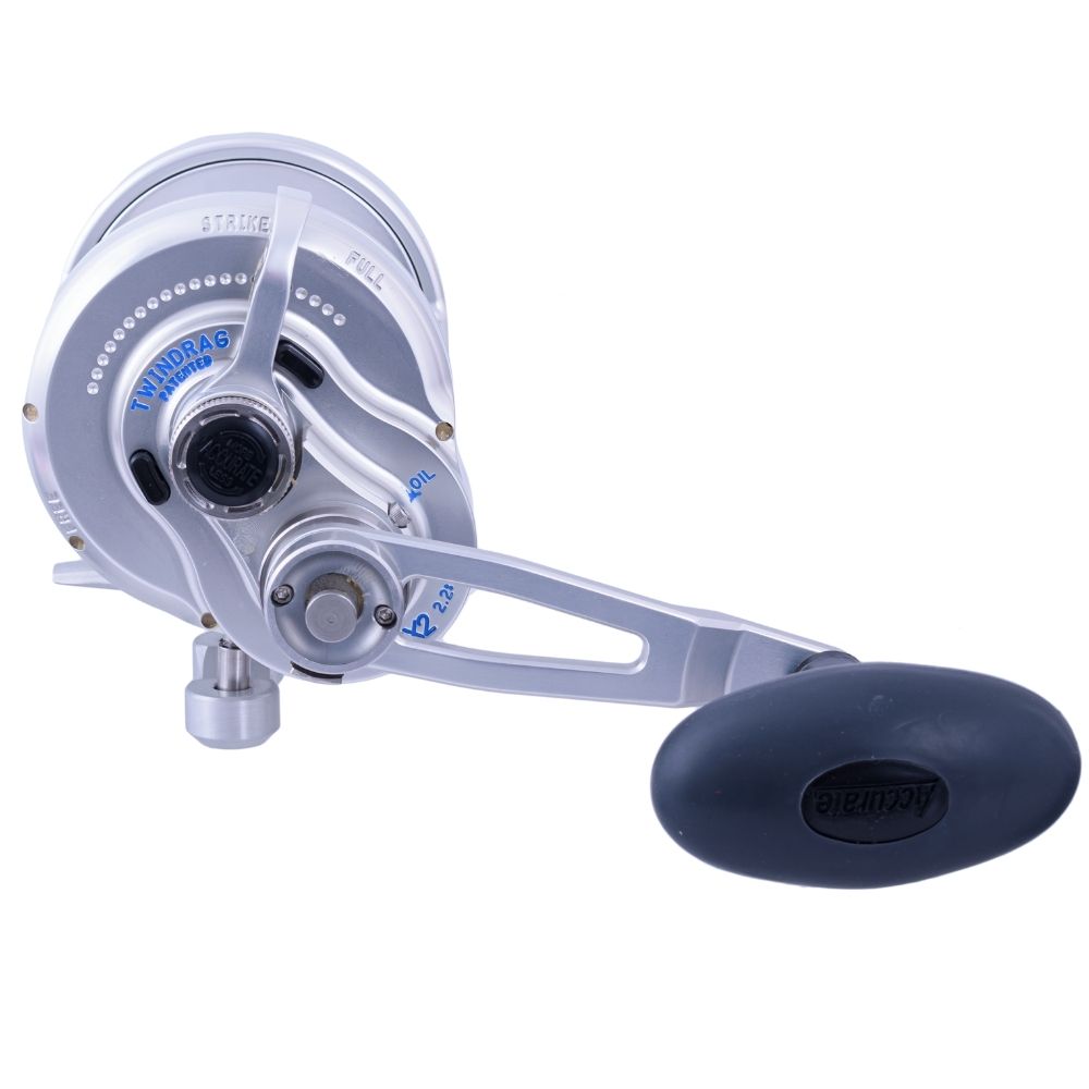 ACCURATE Conventional Twin Drag 2-Speed Righthanded Reel BOSS XTREME BX2-600W-S - Image 6