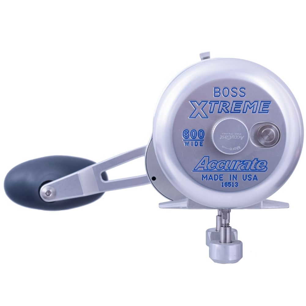 ACCURATE Conventional Twin Drag 2-Speed Righthanded Reel BOSS XTREME BX2-600W-S - Image 7
