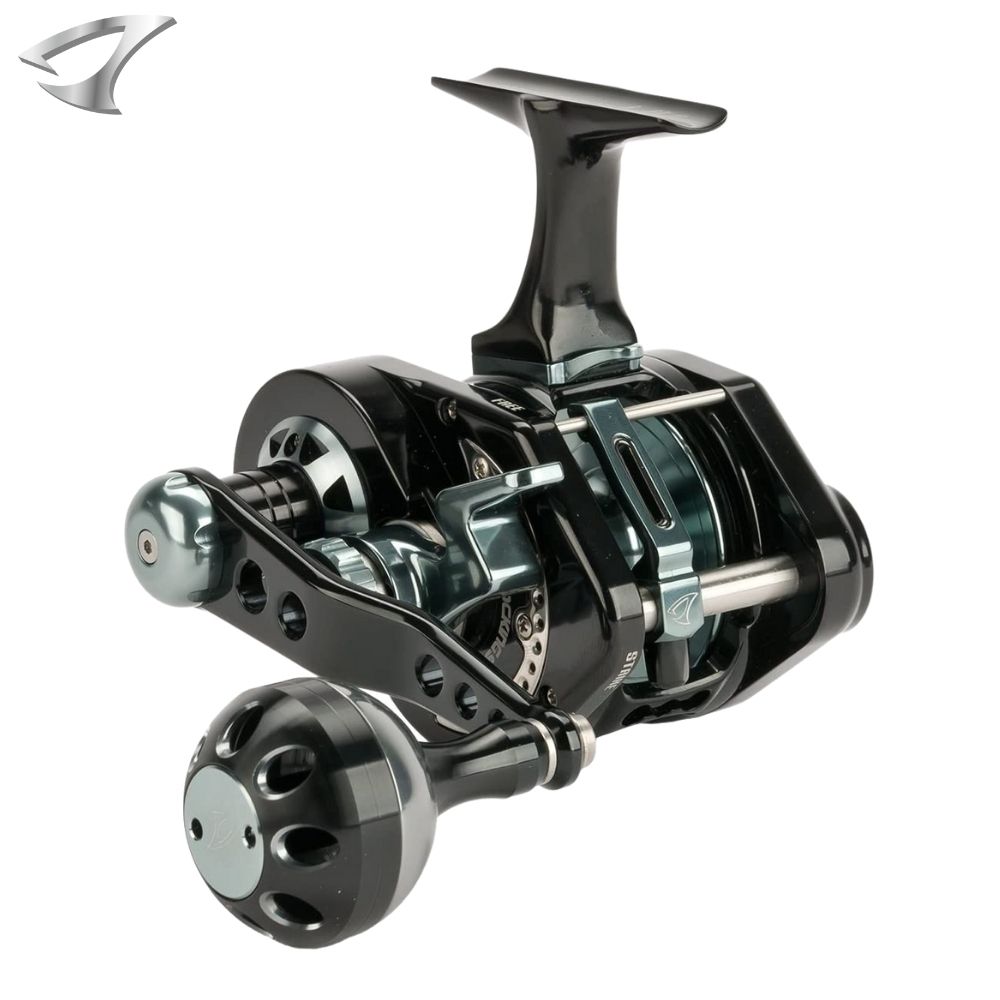 JIGGING MASTER Extreme Jigging Reel UNDERHEAD PE3 Black/Grey Righthanded