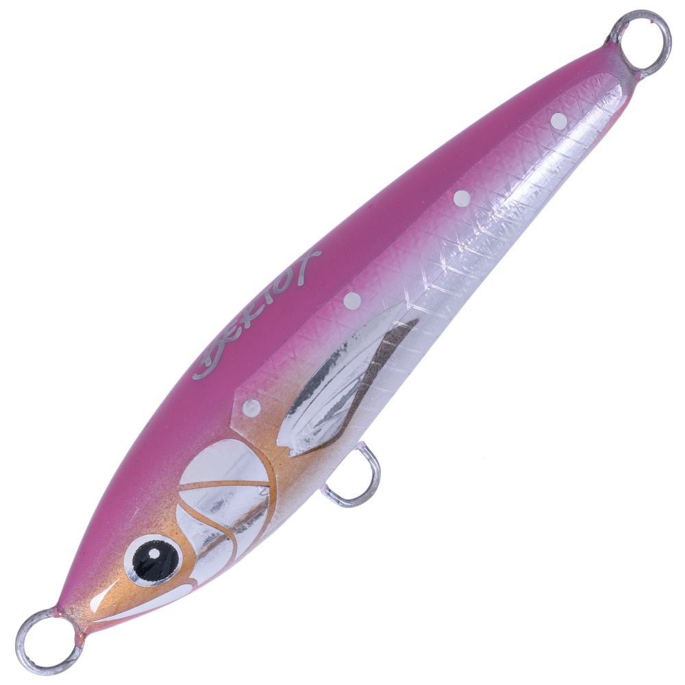 BERTOX Saltwater Handmade Wooden Sinking Stickbait Lure 10cm/30g Pink Sardine - Image 2