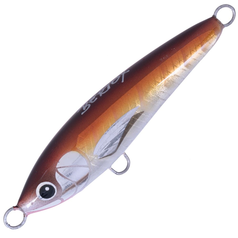 BERTOX Saltwater Handmade Wooden Sinking Stickbait Lure 10cm/30g Red Fish - Image 2