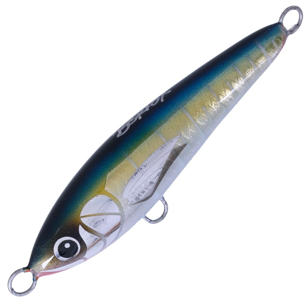 BERTOX Saltwater Handmade Wooden Sinking Stickbait Lure 10cm/30g Yellowfin - Image 2