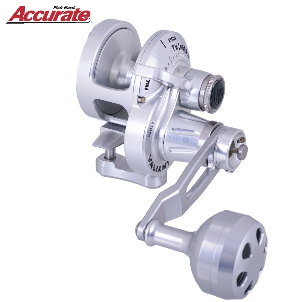 ACCURATE Two-Speed Twin Drag Lefthanded Reel BOSS VALIANT BV2-300CL