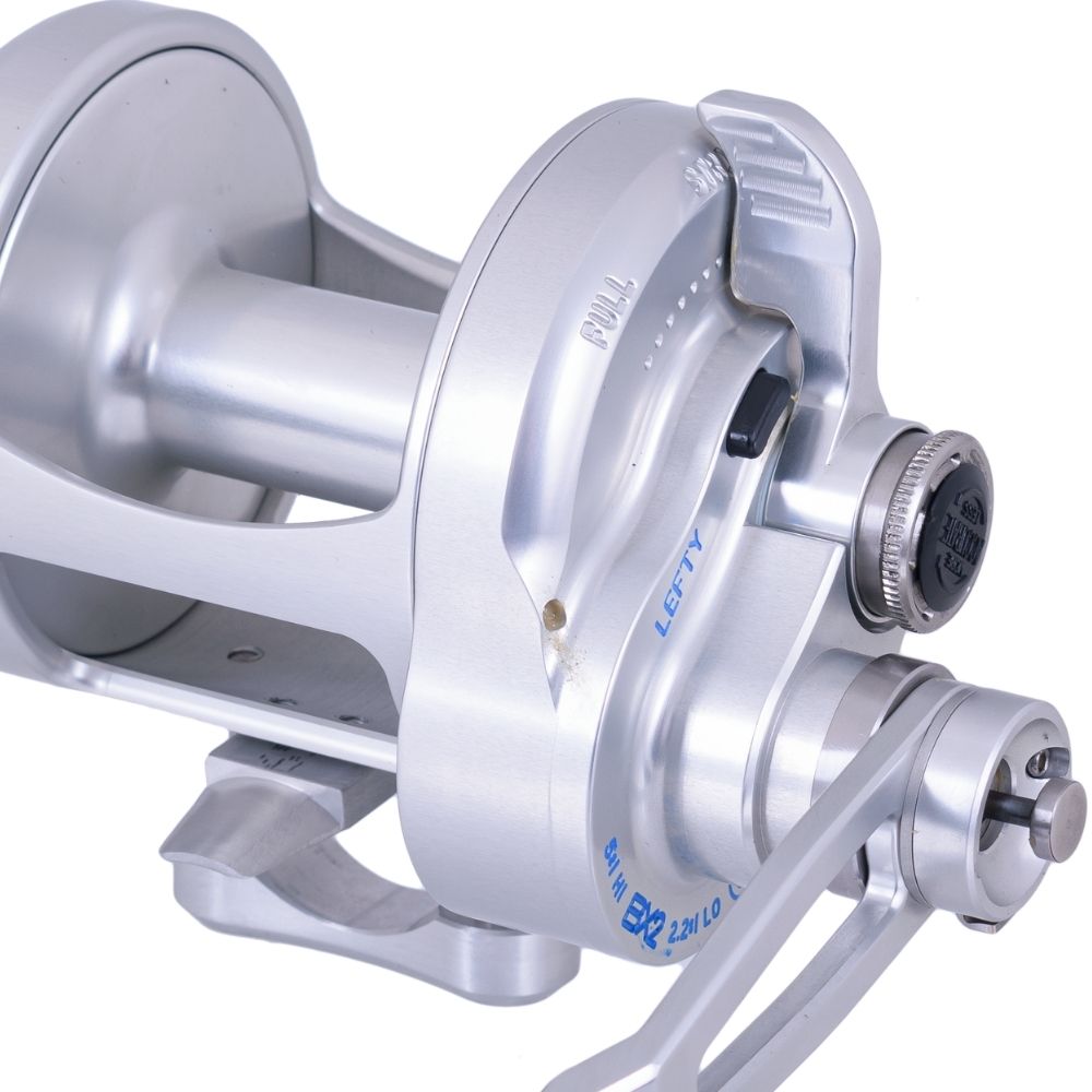 ACCURATE Conventional Twin Drag 2-Speed Lefthanded Reel BOSS XTREME BX2-600W-S - Image 2