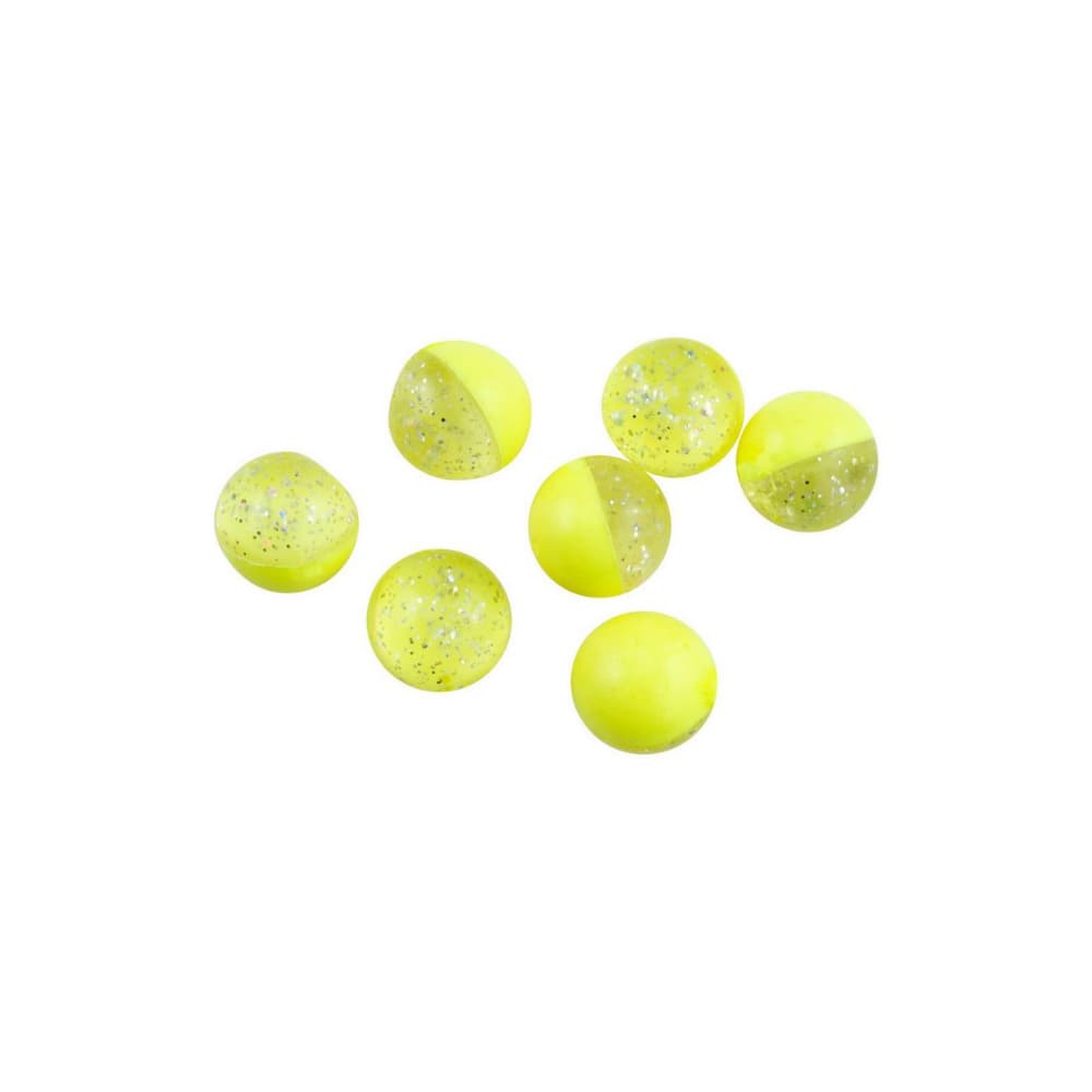 BERKLEY PowerBait Magnum Floating Clear Power Eggs - Clear Silver-Fl. Yellow - Image 4