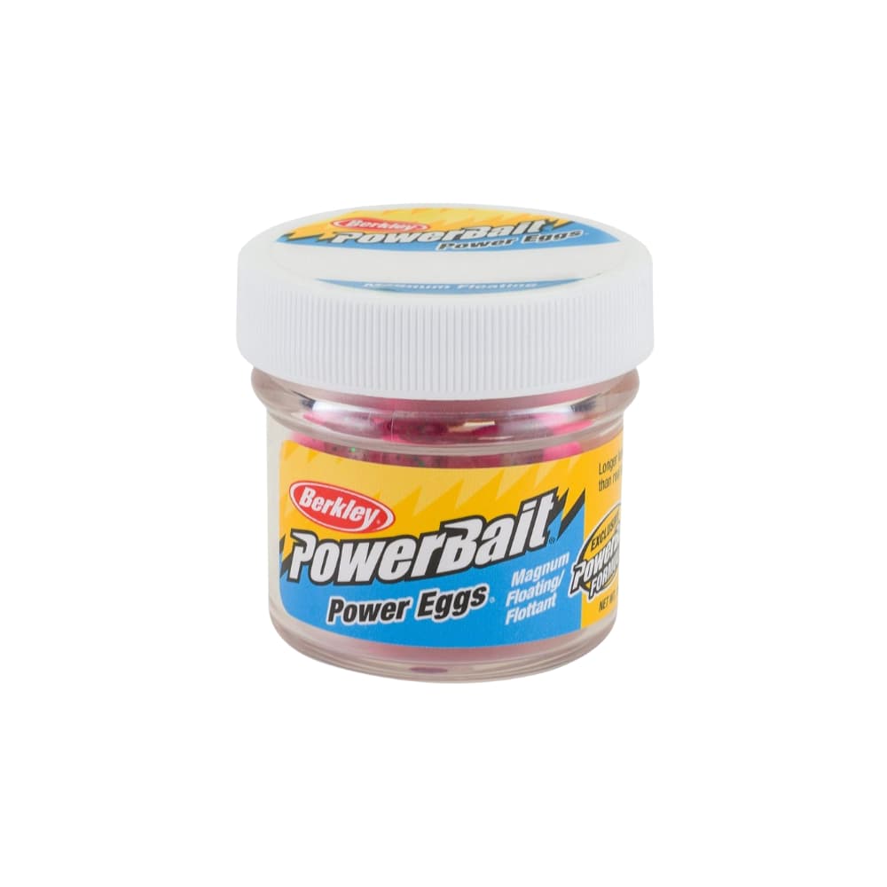 BERKLEY PowerBait Magnum Floating Clear Power Eggs – Clear Green Purple-Pink - Image 2